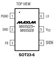 MAX5025 image